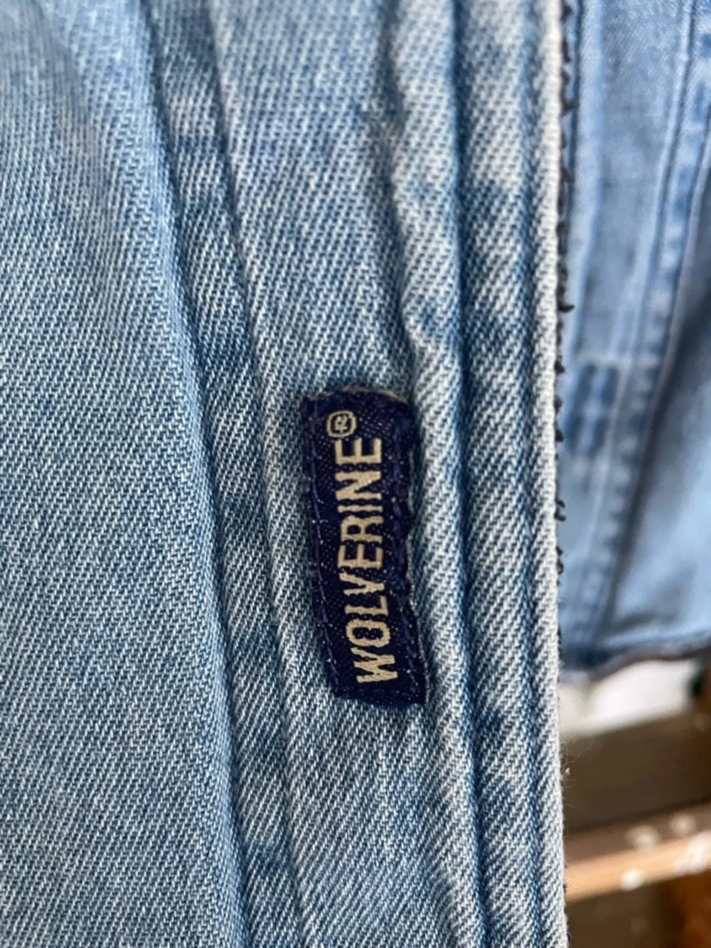 Wolverine men’s Denim flannel reversible Jacket - 2 or 3XL